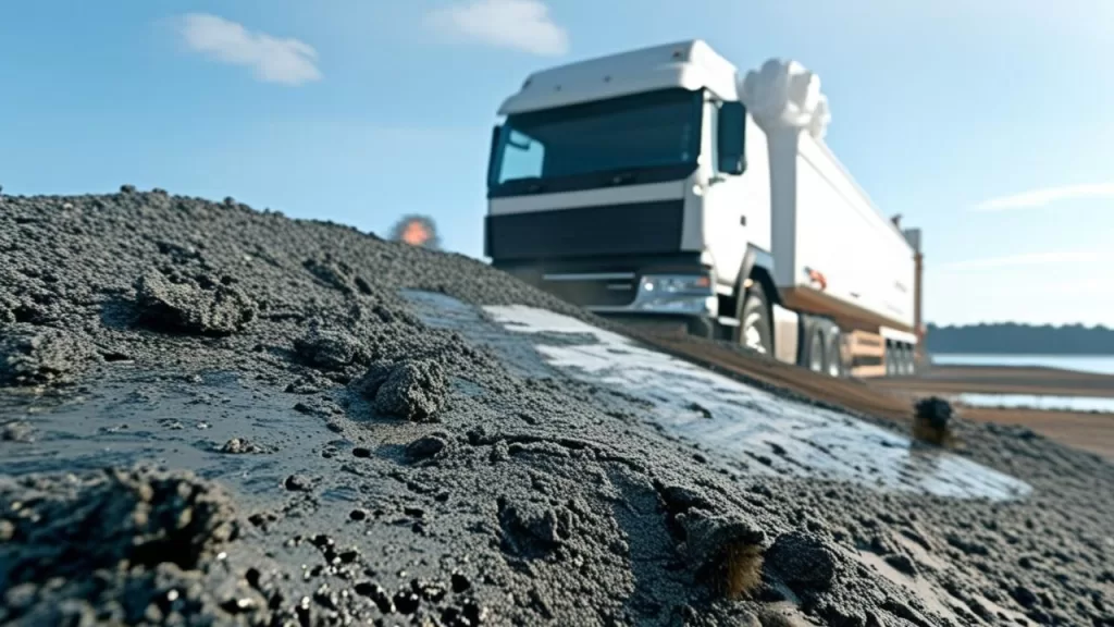 Transportation of pond ash