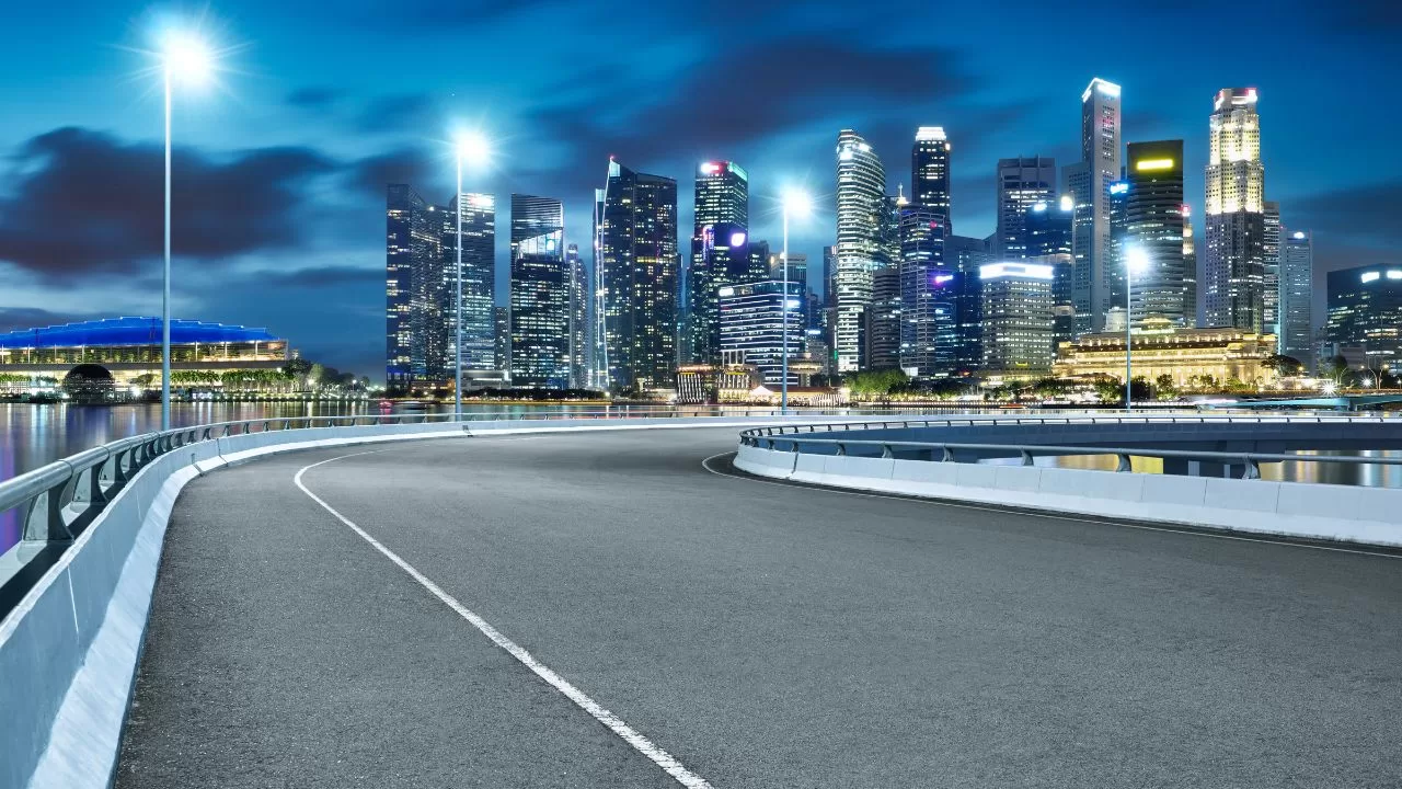 A city road