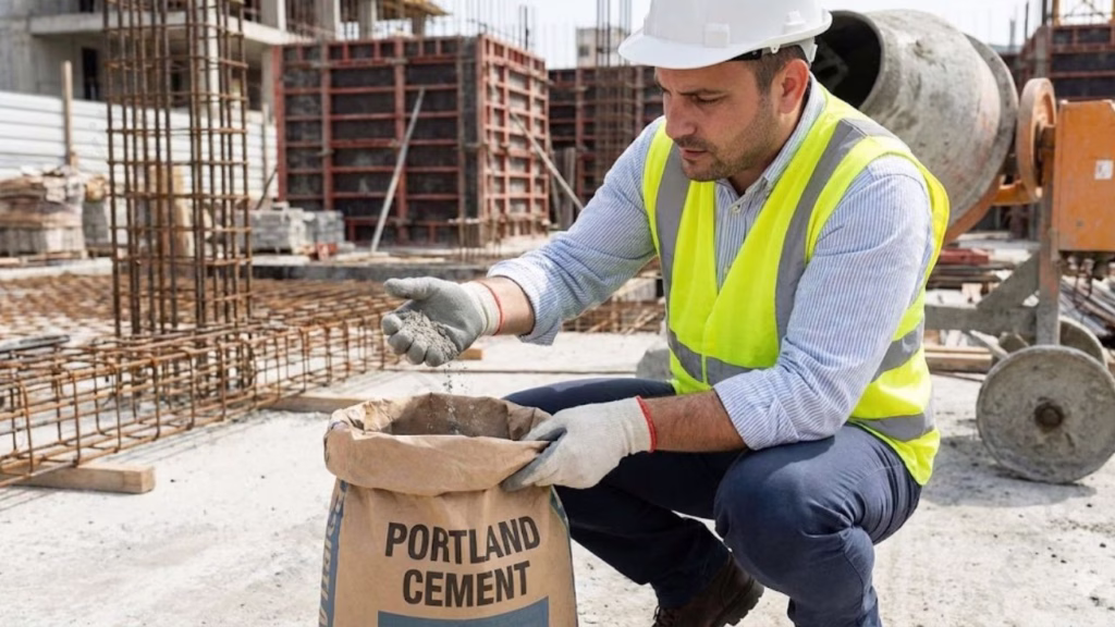 Field quality tests on cement
