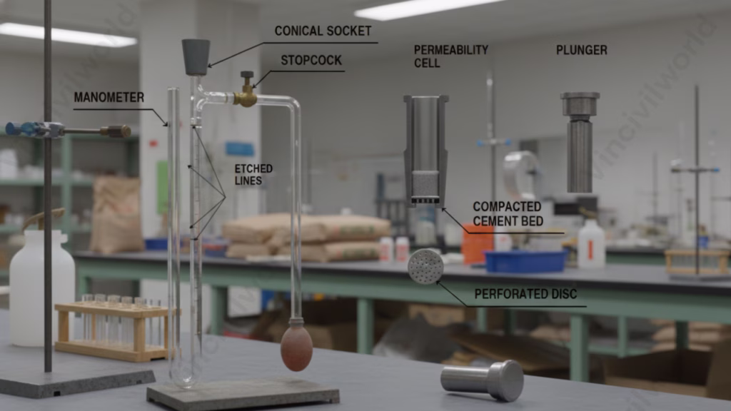 Fineness test for cement