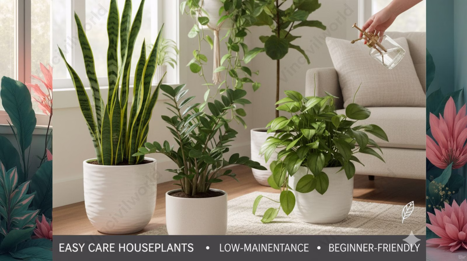 Best indoor plants with low maintenance