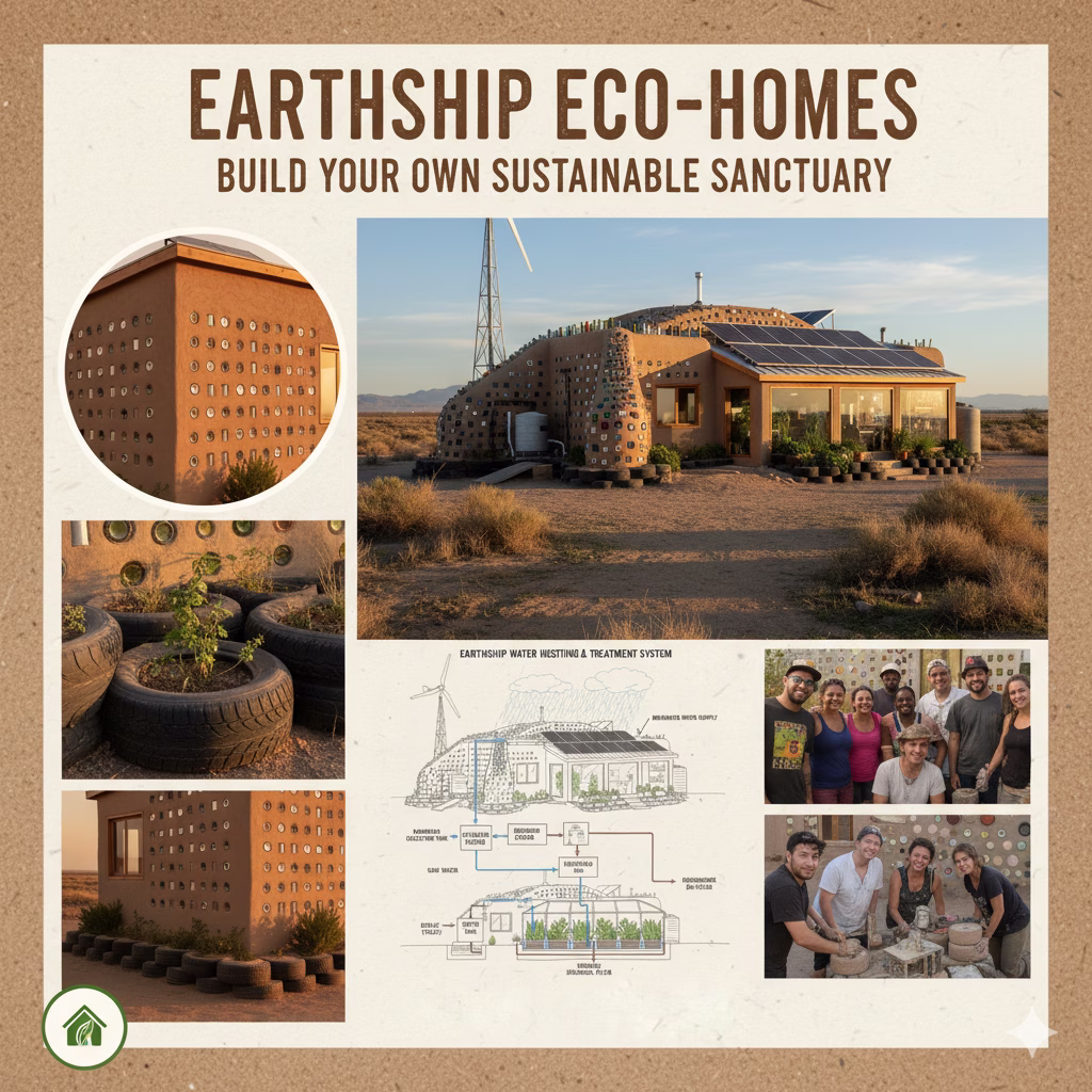 Ecological House – How to Build with Materials that Society Throws Away