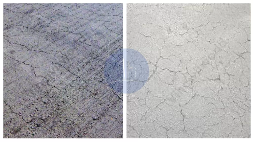 Plastic shrinkage of concrete